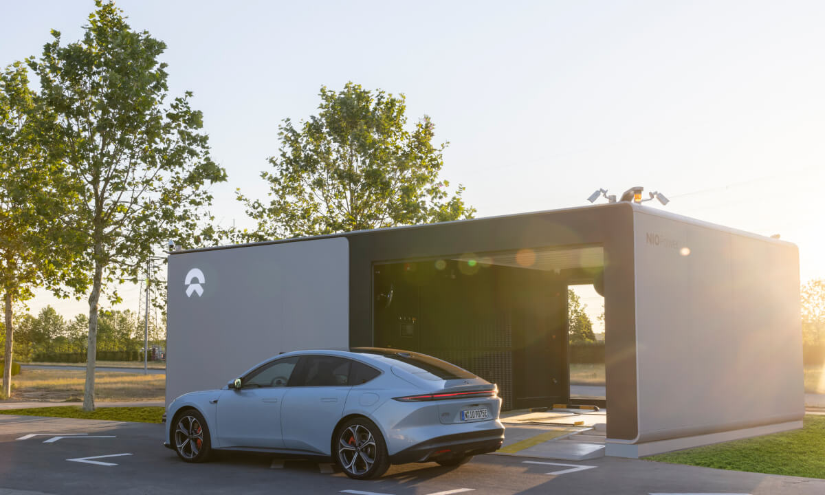 NIO Power Swap Station für Batterietausch in wenigen Minuten